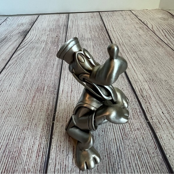 Disney Magic's Inaugural Launch 1998 First Mate Pluto Pewter Figurine 3 1/2